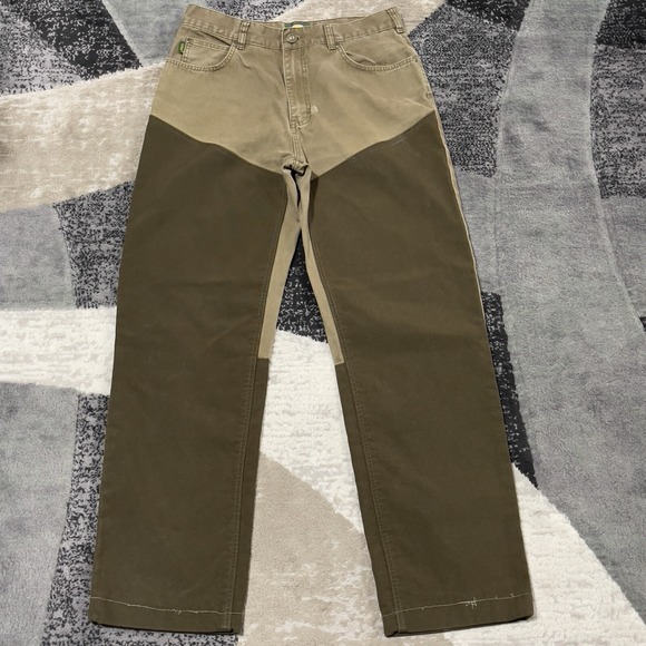 Cabela's Other - Cabelas Brush Guard Pants Men 33x32 Brown Canvas Nylon Hunting Fishing Workwear